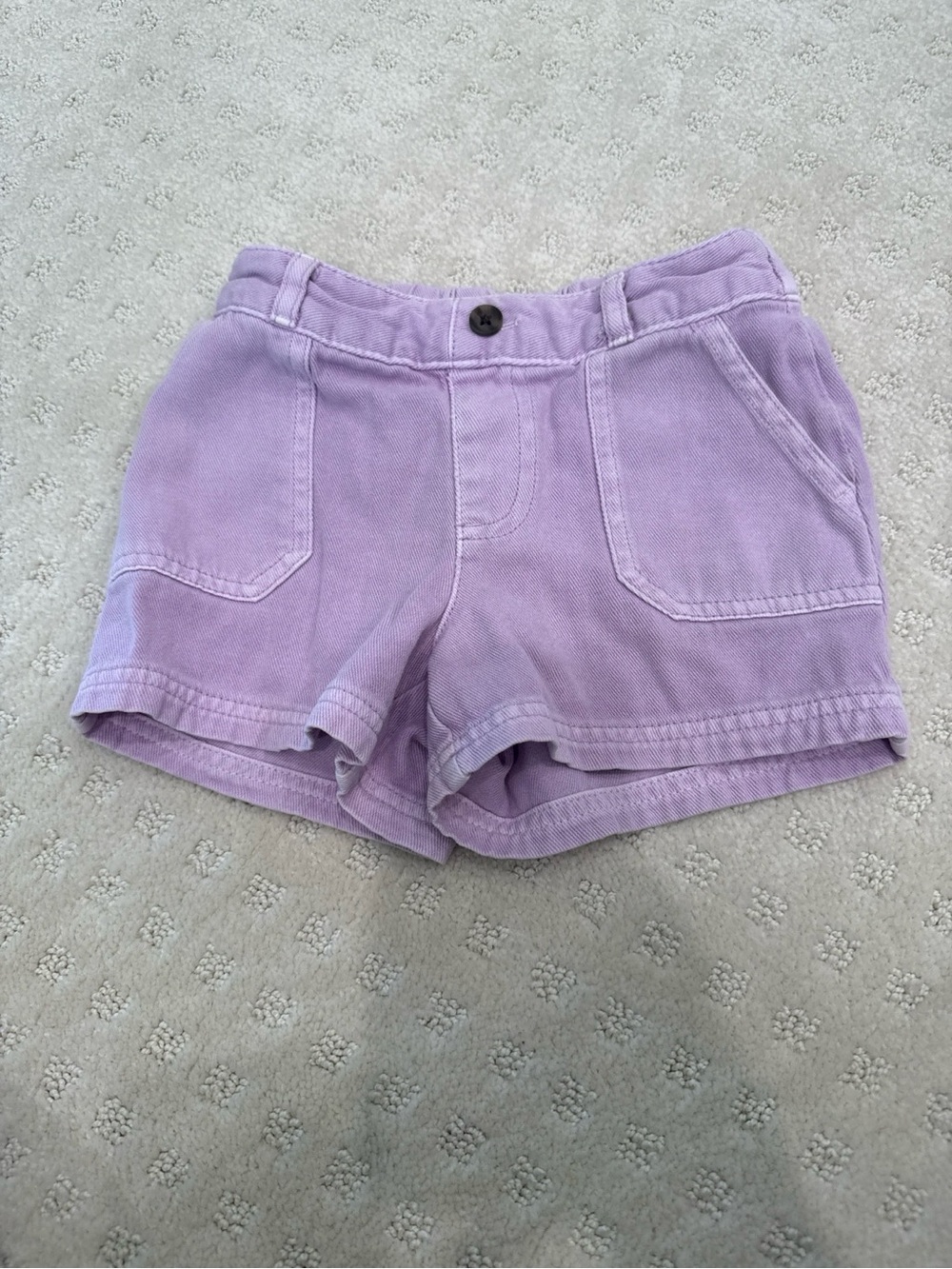 Cat & Jack Girls Lavender Purple Pull-On Utility Shorts Size 5T
